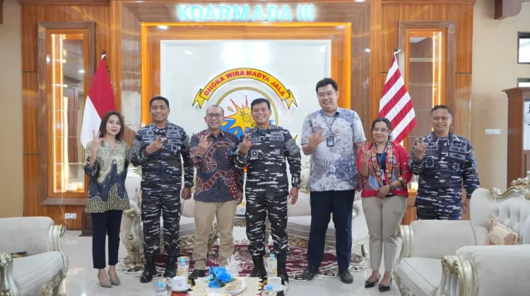 Pangkoarmada III Sambut Kunjungan Kehormatan Regional Area Head 2 BNI