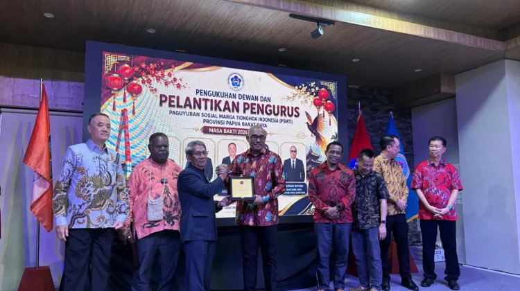 Kapolda PBD Hadiri Pelantikan Pengurus PSMTI Papua Barat Daya