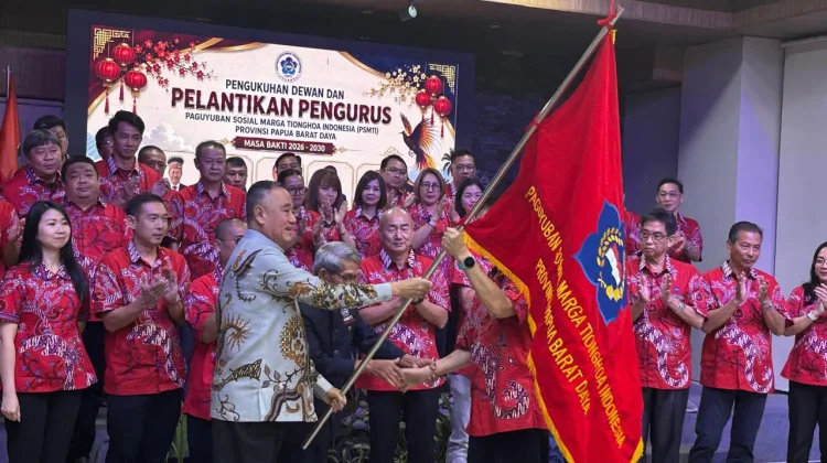 Kapolda PBD Hadiri Pelantikan Pengurus PSMTI Papua Barat Daya