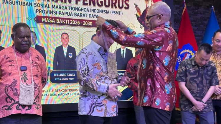 Kapolda PBD Hadiri Pelantikan Pengurus PSMTI Papua Barat Daya