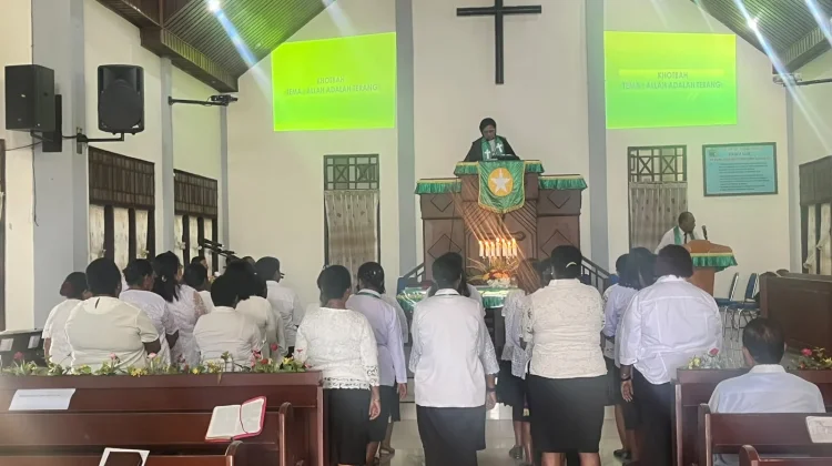Persekutuan Wanita GKI Getsemani Lantik Panitia HUT dan Natal