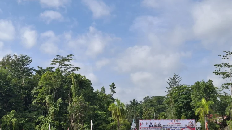 Kapolres Sorong Selatan Hadiri Upacara HUT Kabupaten