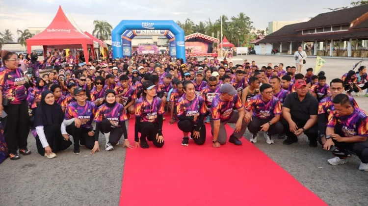 Pererat Kebersamaan Polri dan Masyarakat, Polda PBD Laksanakan Polwan RUN 2026