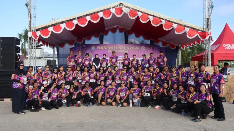 Pererat Kebersamaan Polri dan Masyarakat, Polda PBD Laksanakan Polwan RUN 2026