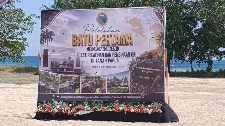 Peletakan Batu Pertama Pusat Pelatihan dan Pembinaan GKI di Tanah Papua