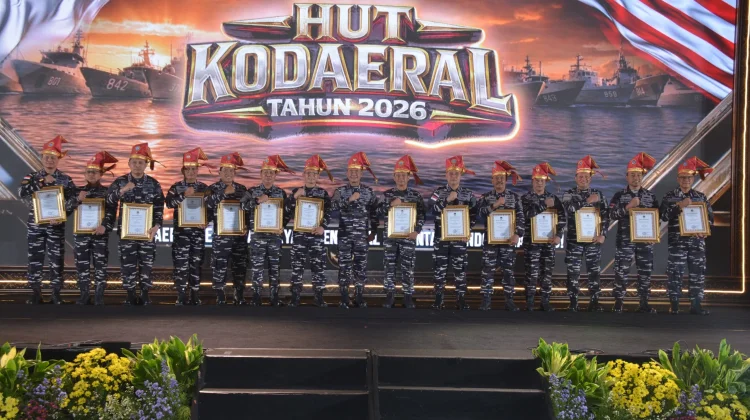 Pangkoarmada III Ikut Andil di Puncak Tasyakuran HUT Kodaeral Tahun 2026