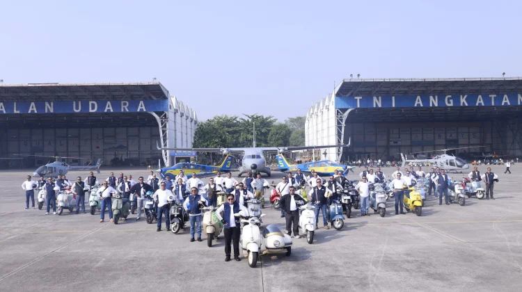 Pangkoarmada III Ikuti Executive Scooter Riding Bersama Kasal