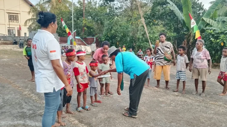 Sambut HUT RI ke-81, Barisan Merah Putih Sorong Selatan Adakan Lomba
