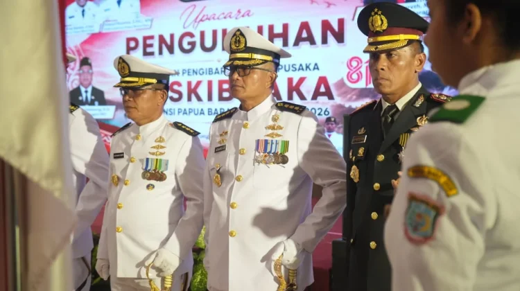 Koarmada III Hadiri Pengukuhan Paskibraka Provinsi PBD Tahun 2026