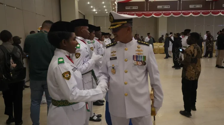 Koarmada III Hadiri Pengukuhan Paskibraka Provinsi PBD Tahun 2026
