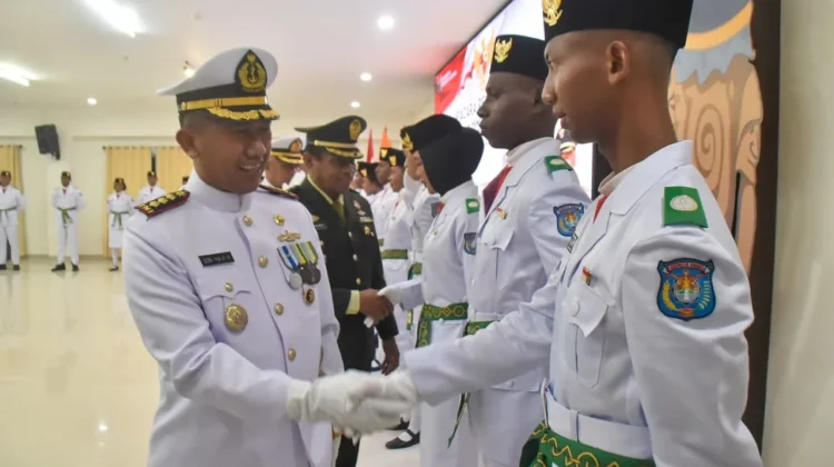Pengukuhan Paskibraka Kabupaten Sorong Tahun 2026