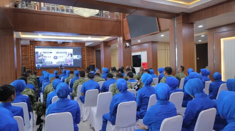 Rangkaian HUT Ke-80 Jalasenastri, Koarmada III Ikuti Arahan Kasal Secara Virtual