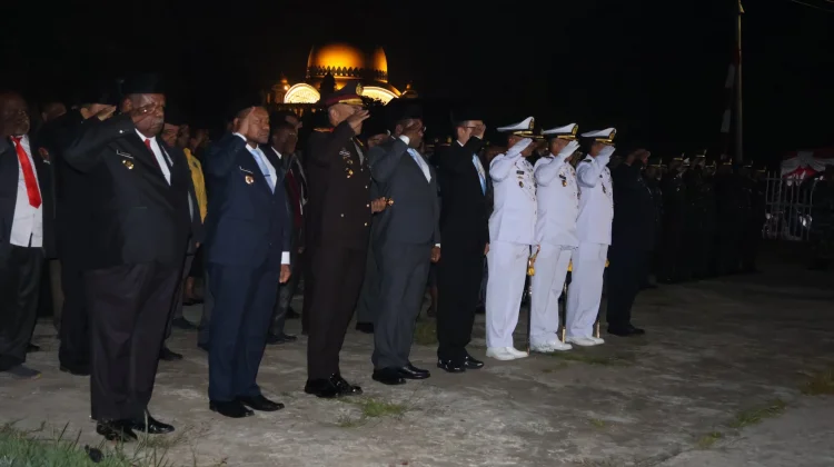 Kapolda PBD Hadiri Renungan Suci HUT ke-81 Kemerdekaan RI di TMP Trijaya Sakti