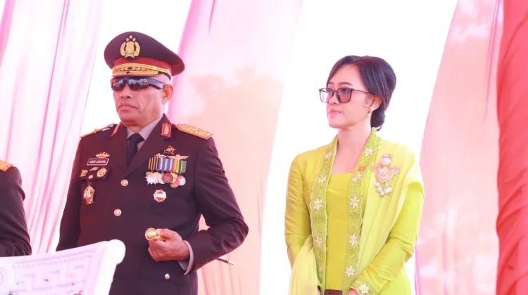 Kapolda PBD Hadiri Upacara HUT ke-81 Kemerdekaan RI di Pantai Reklamasi
