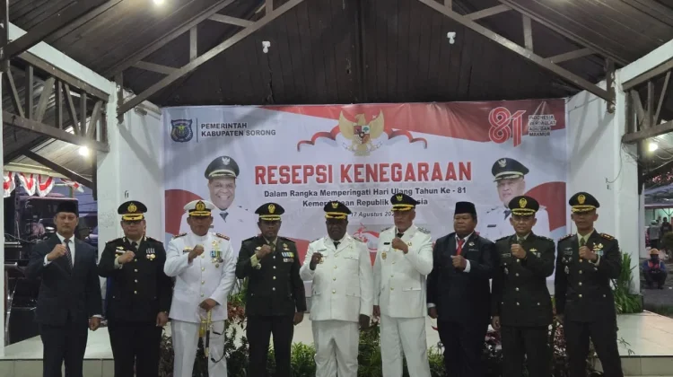 Koarmada III Hadiri Resepsi Kenegaraan HUT Ke-81 Kemerdekaan RI