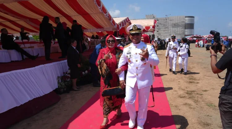 Pangkoarmada III Hadiri Upacara Peringatan HUT Ke-81 Kemerdekaan RI di Kota Sorong
