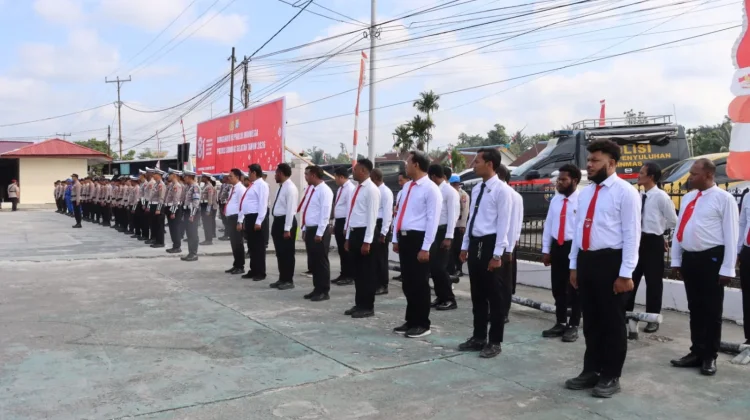 Pelantikan, Pengukuhan dan Sertijab Jabatan di Lingkungan Polres Sorong Selatan
