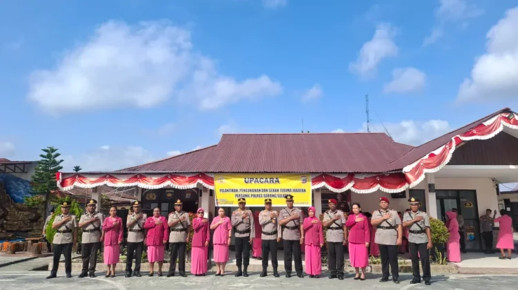 Pelantikan, Pengukuhan dan Sertijab Jabatan di Lingkungan Polres Sorong Selatan