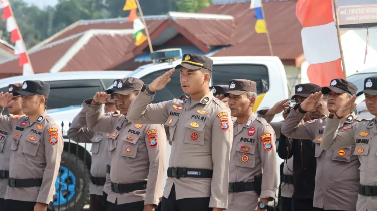 Pelantikan, Pengukuhan dan Sertijab Jabatan di Lingkungan Polres Sorong Selatan