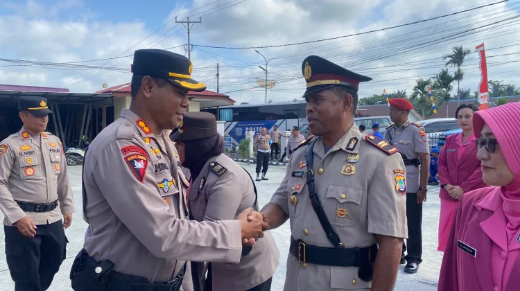 Pelantikan, Pengukuhan dan Sertijab Jabatan di Lingkungan Polres Sorong Selatan