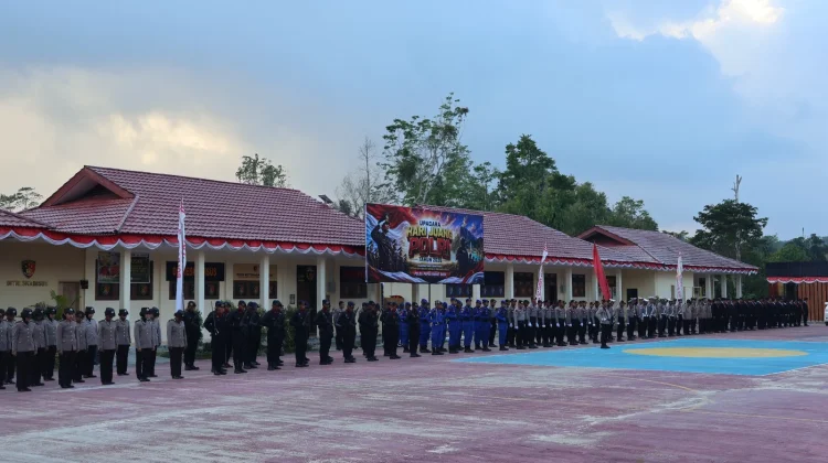 Wakili Kapolda Papua Barat Daya, Wakapolda Pimpin Upacara Hari Juang Polri 2026
