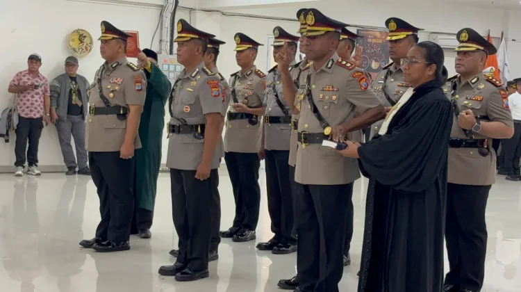Kapolda PBD Pimpin Sertijab, Sejumlah PJU dan Lima Kapolres