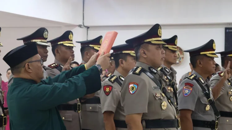 Kapolda PBD Pimpin Sertijab, Sejumlah PJU dan Lima Kapolres