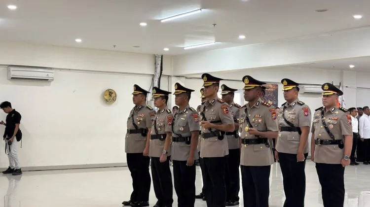 Kapolda PBD Pimpin Sertijab, Sejumlah PJU dan Lima Kapolres
