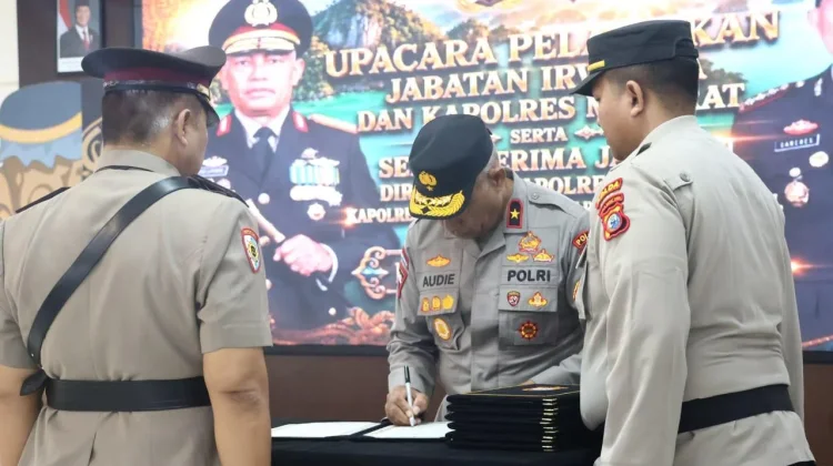 Kapolda PBD Pimpin Sertijab, Sejumlah PJU dan Lima Kapolres