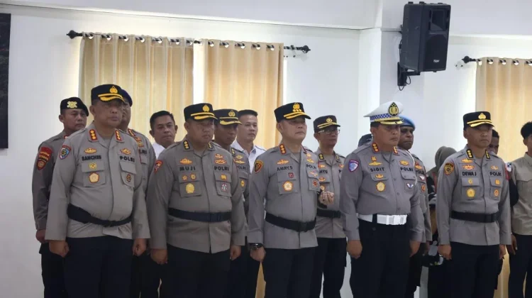 Kapolda PBD Pimpin Sertijab, Sejumlah PJU dan Lima Kapolres