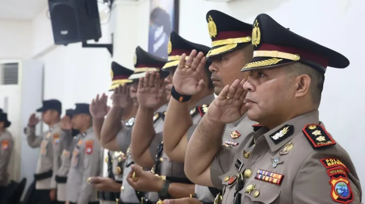 Kapolda PBD Pimpin Sertijab, Sejumlah PJU dan Lima Kapolres