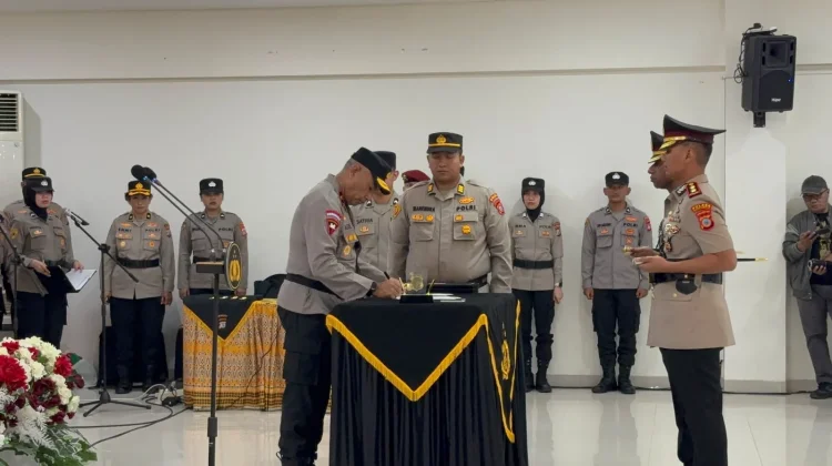 Kapolda PBD Pimpin Sertijab, Sejumlah PJU dan Lima Kapolres