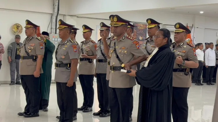 Kapolda PBD Pimpin Sertijab, Sejumlah PJU dan Lima Kapolres