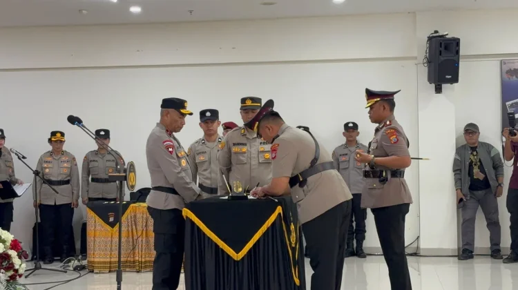 Kapolda PBD Pimpin Sertijab, Sejumlah PJU dan Lima Kapolres