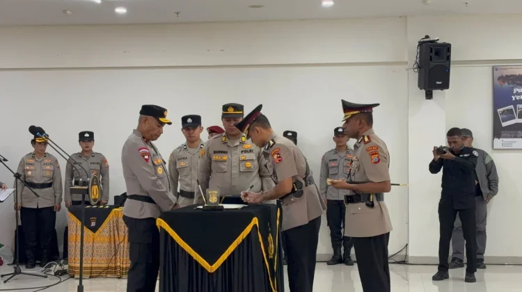 Kapolda PBD Pimpin Sertijab, Sejumlah PJU dan Lima Kapolres