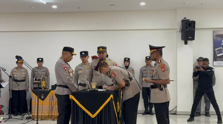 Kapolda PBD Pimpin Sertijab, Sejumlah PJU dan Lima Kapolres