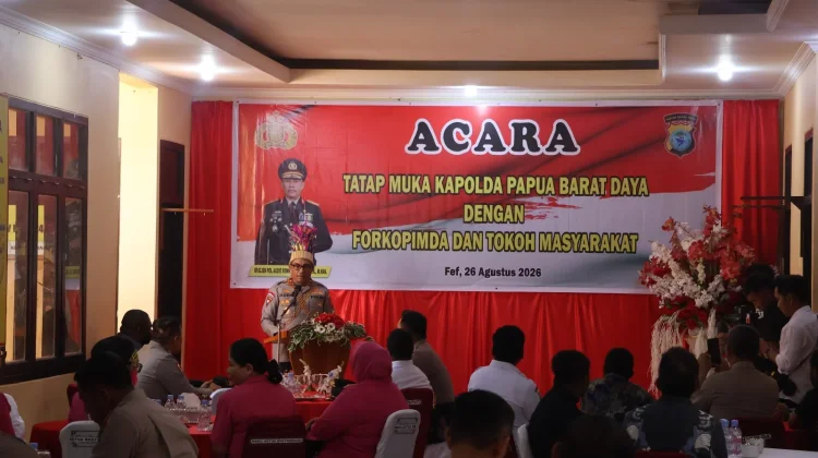 Kapolda Papua Barat Daya Melaksanakan Kunker ke Polres Tambrauw