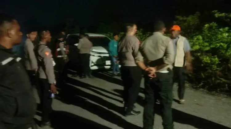 Personel Polres Sorong Selatan Tangani Kebakaran Lahan