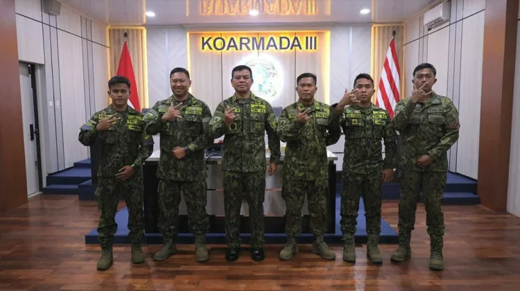 Pangkoarmada III Ikuti Vicon Tasyakuran HUT Ke-74 Penyelam TNI AL