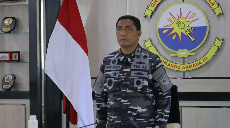 Kas Koarmada III Hadiri Vicon Sertijab Pangkoops TNI Habema