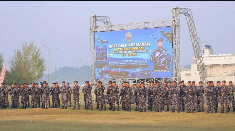 Apel Gelar Kesiapan Latihan Operasi Atasi Gerakan Separatis Bersenjata