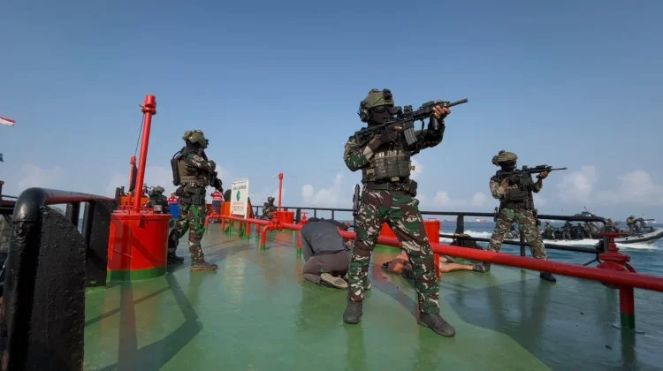Koarmada III dan Instansi Terkait Latihan Penanganan Separatis