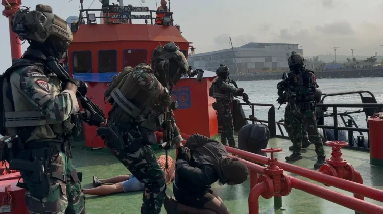 Koarmada III dan Instansi Terkait Latihan Penanganan Separatis