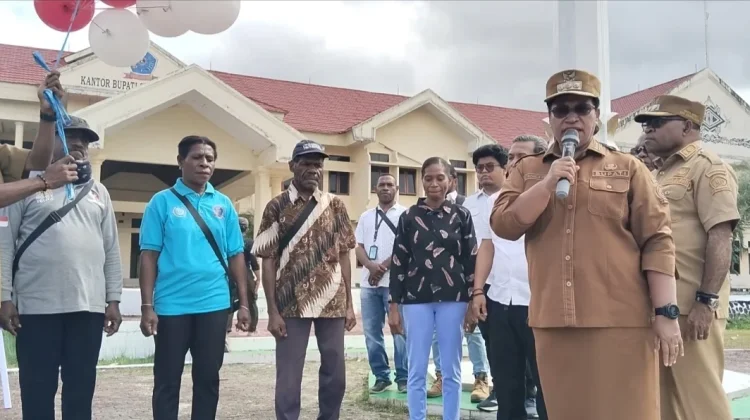 Kegiatan Penyerahan BSPS di Sorong Selatan