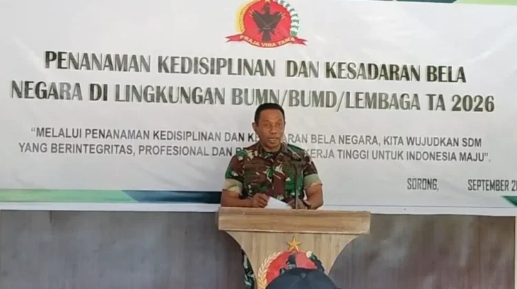 Korem 181/PVT Melaksanakan Kegiatan Penanaman Kedisiplinan dan Bela Negara