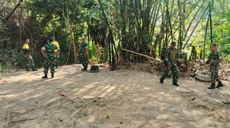Korem 181/PVT Melaksanakan Kegiatan Penanaman Kedisiplinan dan Bela Negara