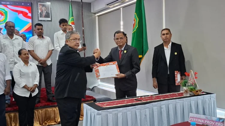 Resmi Dilantik, Pengurus Pertina Kota Sorong Targetkan Emas PON