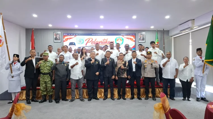 Resmi Dilantik, Pengurus Pertina Kota Sorong Targetkan Emas PON