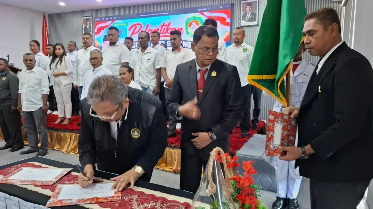Resmi Dilantik, Pengurus Pertina Kota Sorong Targetkan Emas PON