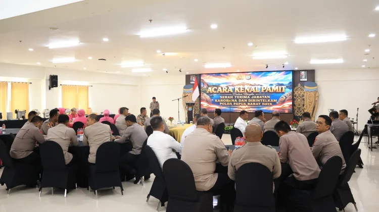 Acara Kenal Pamit Karo Rena dan Dir Intelkam Polda Papua Barat Daya